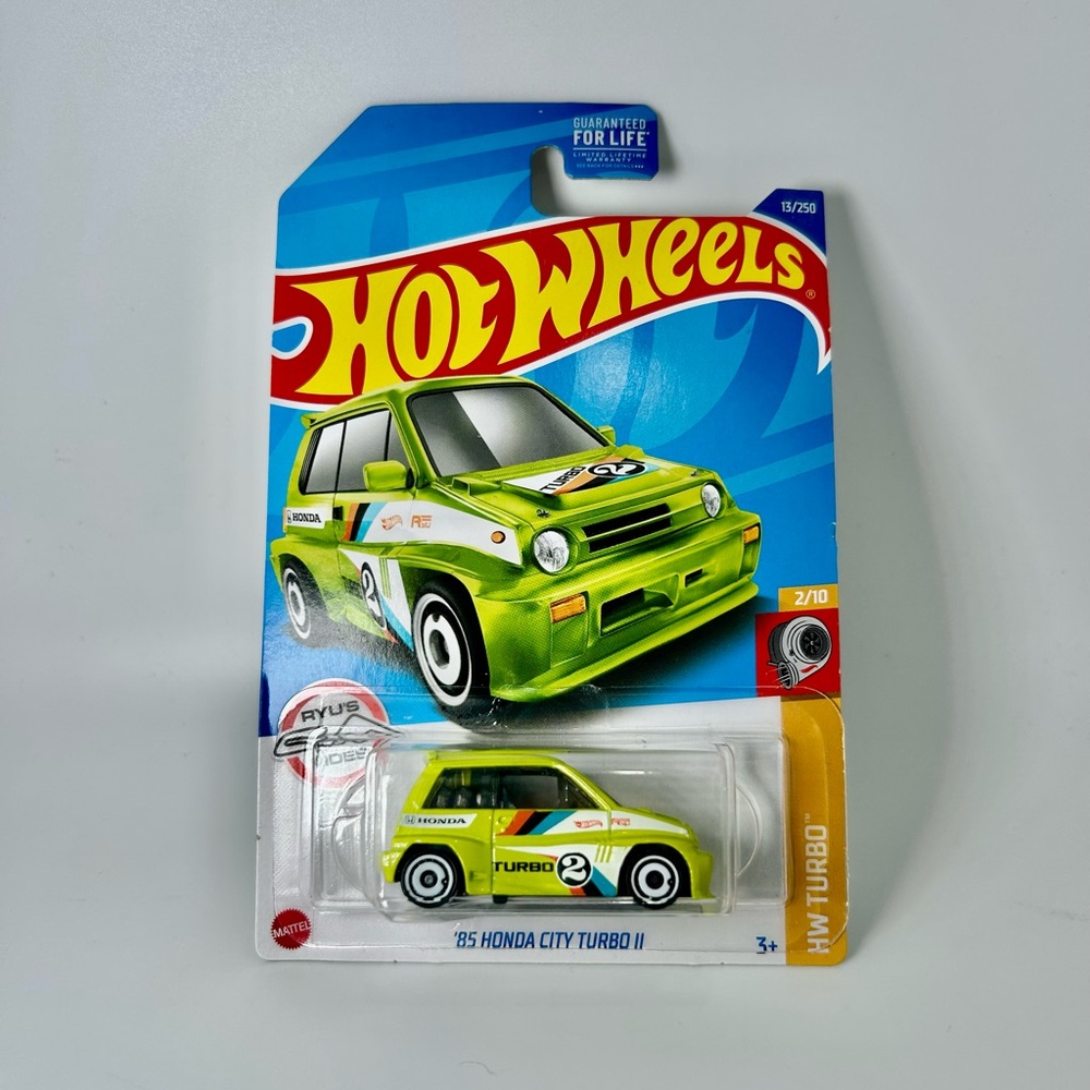 Hot Wheels '85 Honda City Turbo II Green 13/250 2022 HW Turbo 2/10 NEW